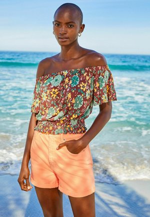 MOM - Shorts di jeans - orange