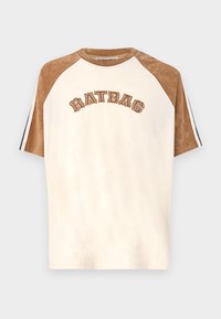 RATBAG TEE - Apdrukāts T-krekls - white/brown