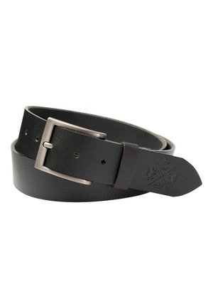 LEDERGÜRTEL MIT MATTER DORNSCHLIESSE - Belt business - black