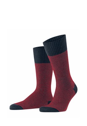 Esprit COZY PIQUÉ BOOT - Socken - space blue