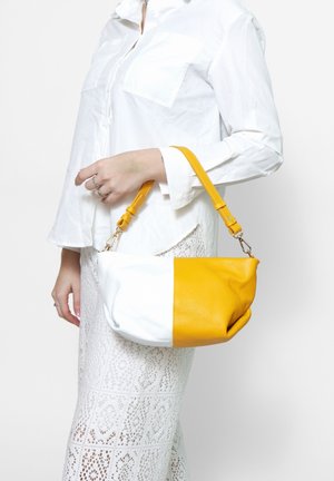 Roberta Rossi, ROBERTA ROSSI SHOULDER BAG - Borsa a mano - yellow and white
