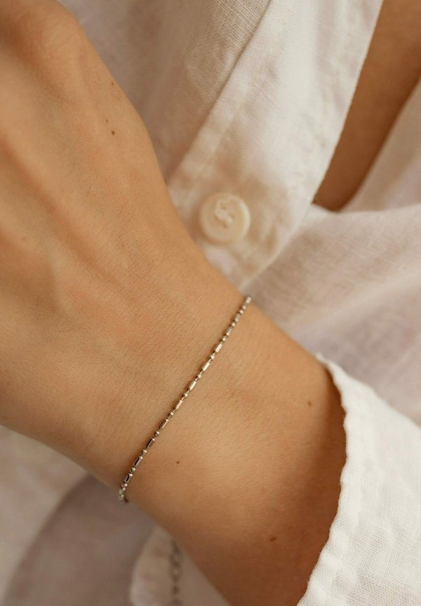 BEAD AND BAR BALL - Armband - silberfarben