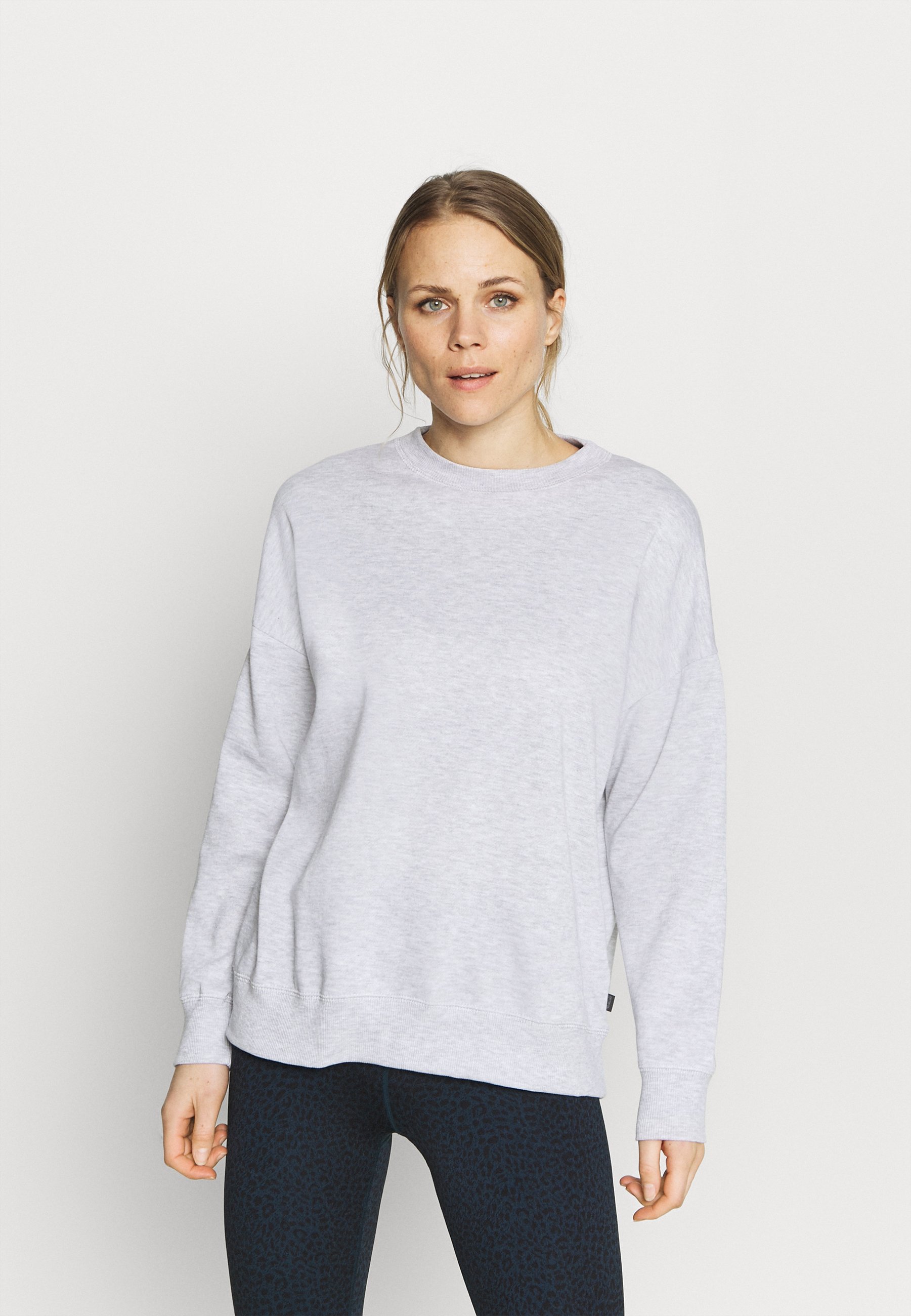 Cotton On Body LONG SLEEVE CREW - Sweatshirt - grey marle/hellgrau