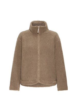 Fransa Fleece jacket - desert taupe