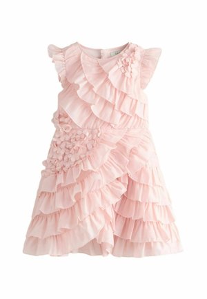 REGULAR FIT 3D RUFFLE - Koktailové šaty/večierkové šaty - pink
