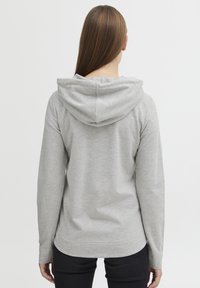 Oxmo OXWanda - Mikina so zipsom - oyster grey melange