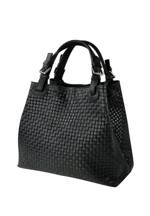 DrachenLeder MUSTER - Handtasche - schwarz