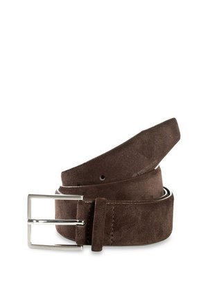 KLASSISCHER MIT RECHTECKIGER SCHNALLE - Gürtel - dark brown uni