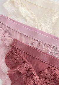 Next 3 PACK LEG - Fecskék - mauve purple rose pink cream