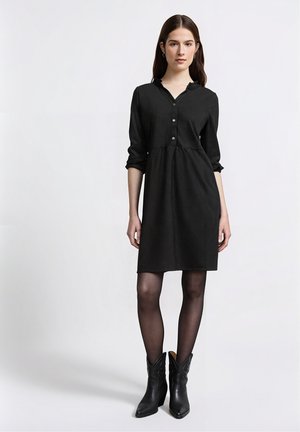 IM LOOK - Skjortekjole - schwarz