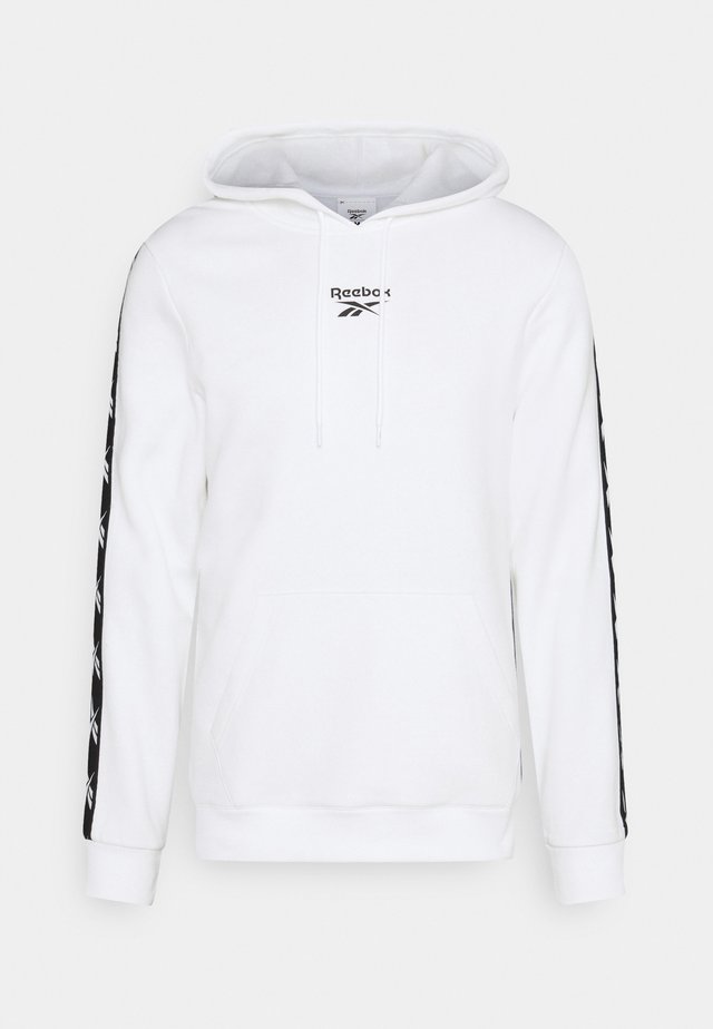 TAPE HOODIE - Sweat à capuche - white