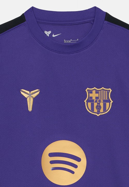 Nike FC BARCELONA STRIKE AWAY UNISEX - Camiseta deportiva - field purple/elemental gold-coloured/black/metallic gold-coloured — foto 3