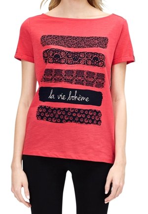s.Oliver, T-Shirt print - coral