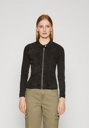 ONLTIA BANDIT BIKER JACKET - Teksajakk - washed black