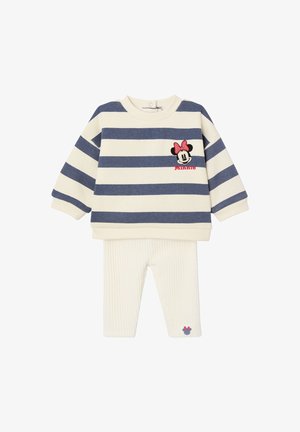 Vertbaudet, DISNEY MINNIE MAUS SET - Sweatshirt - blau gestreift
