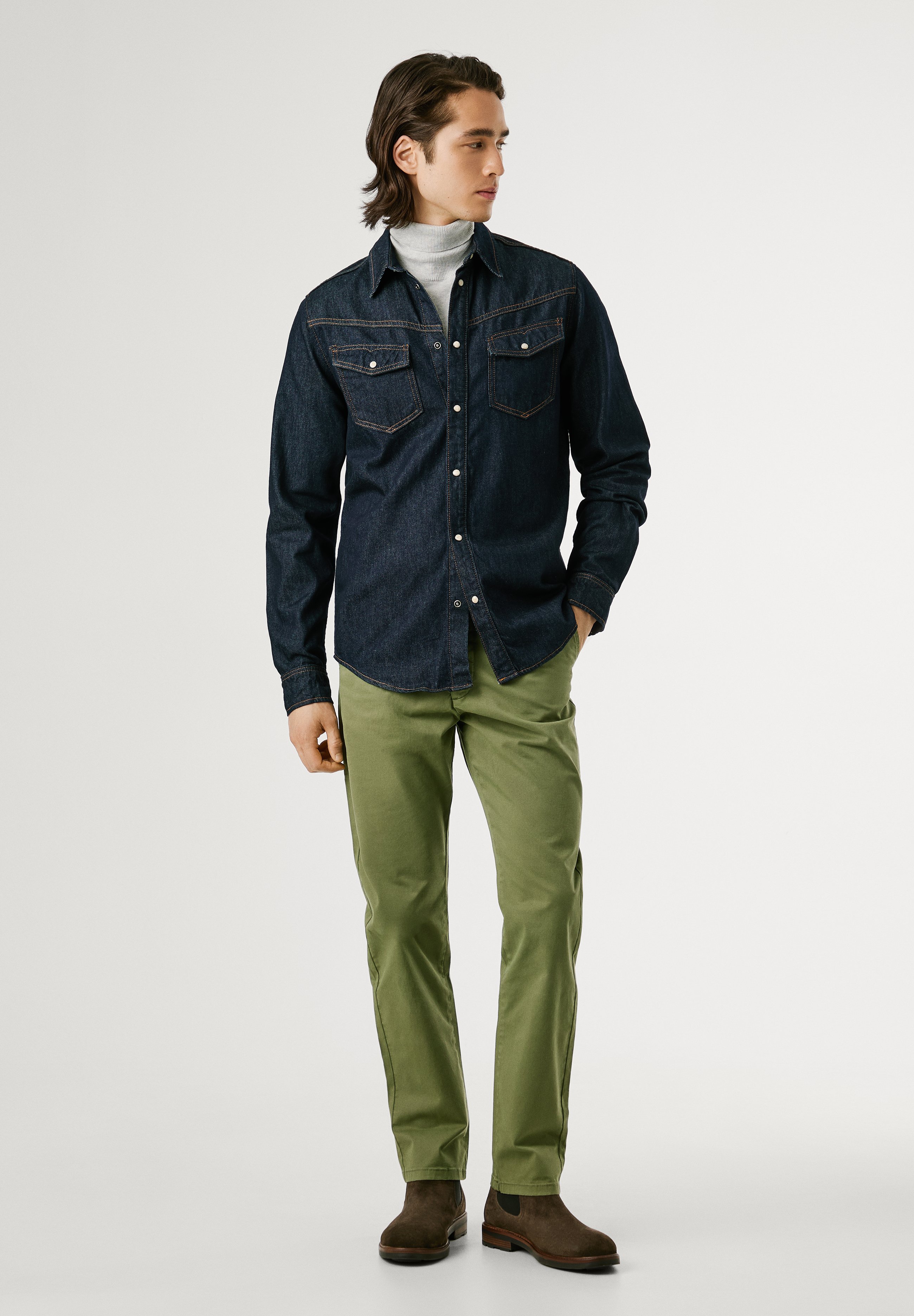 Pepe Jeans WESTERN - Shirt - denim/blue denim - Zalando.co.uk Pepe Jeans WESTERN - Shirt - denim/blue denim - Zalando.co.uk