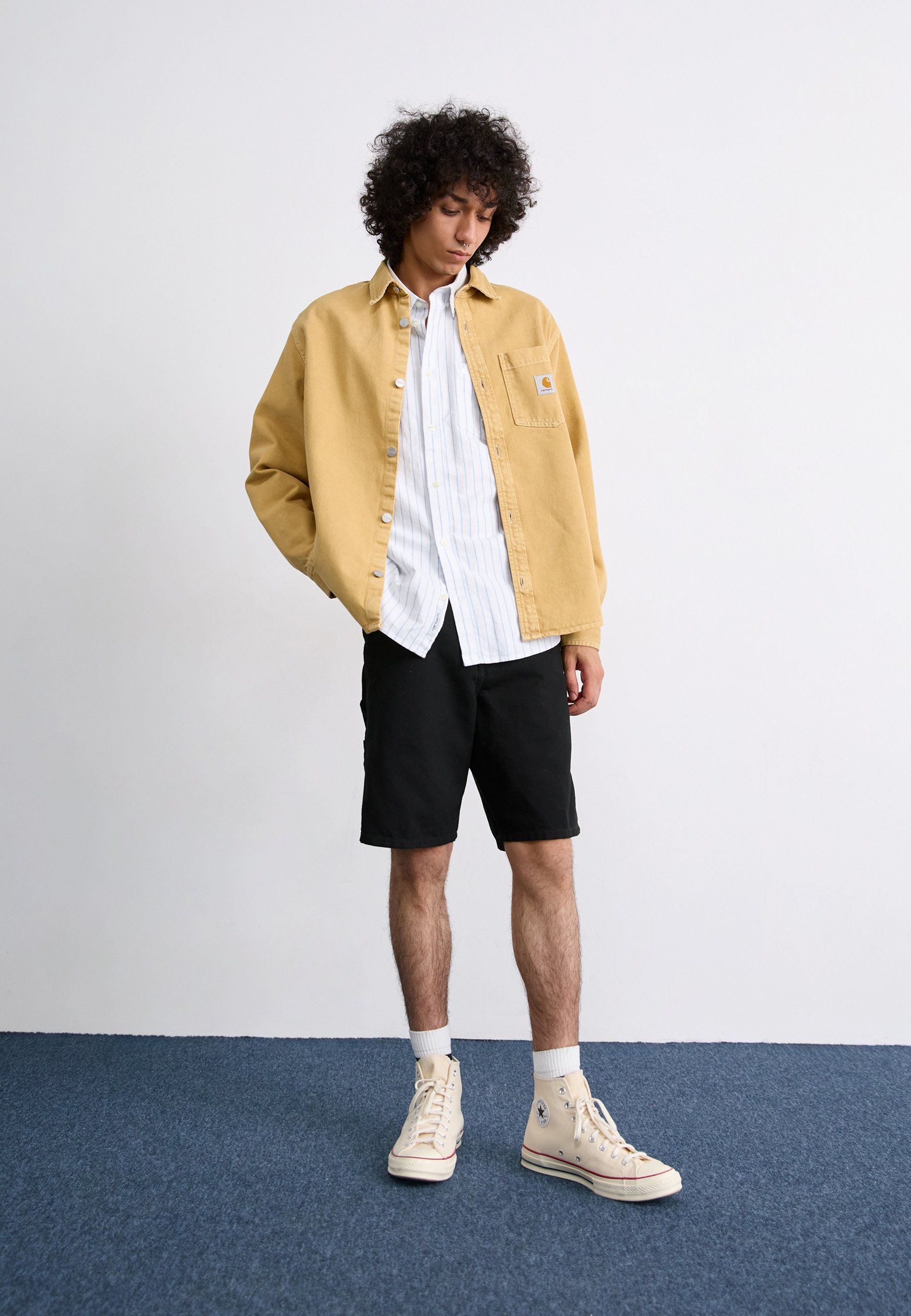 Carhartt WIP SINGLE KNEE - Shorts - black/zwart - Zalando.nl