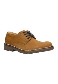 Wojas Volnočasové šněrovací boty - light brown