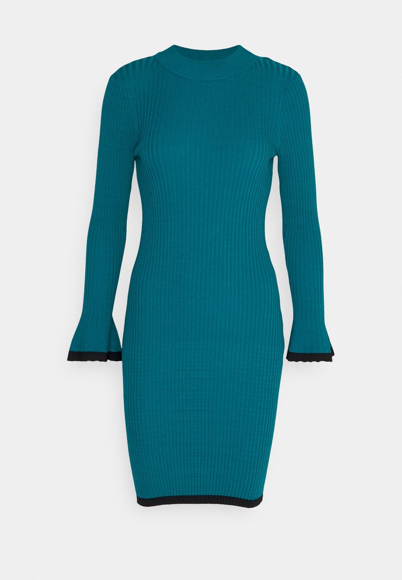 YAS Petite Gebreide jurk turquoise