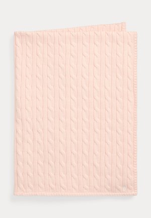 Polo Ralph Lauren CABLE-KNIT COTTON BABY BLANKET - Couverture pour bébé - morning pink