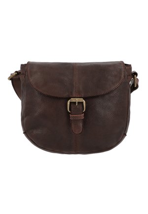 Gusti Leder CANDICE - Schoudertas - dunkelbraun