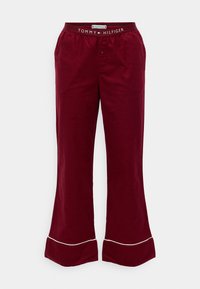 SLEEP SOLID PANTS - Pyjamabroek - rouge