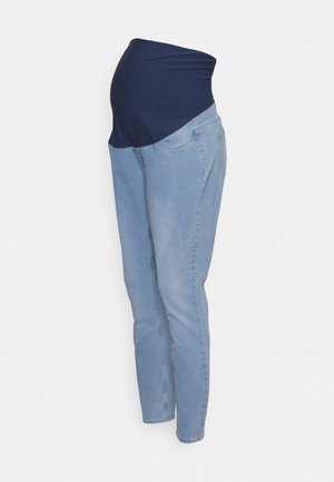 AMY - Calças de ganga de perna direita - light blue denim