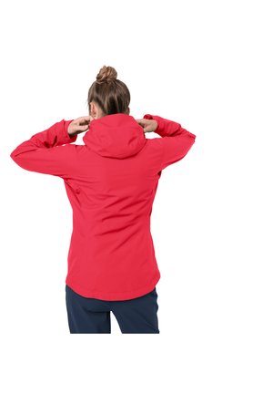 EAGLE PEAK - Waterproof jacket - tulip red