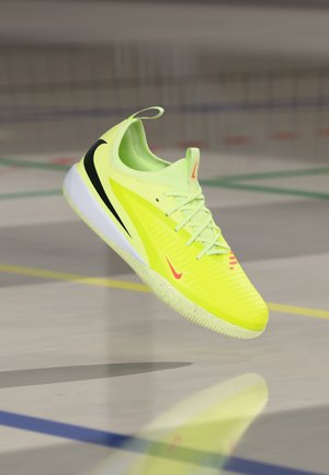 JR PHANTOM 6 LOW ACADEMY IC UNISEX - Botas de futebol de salão - hyper crimson/black/limelight