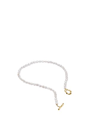 PERLEN NATURAL BEAUTY - Halskette - gelbgoldfarben/weiß