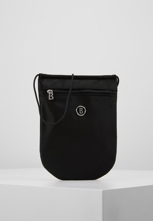 VERBIER NECKPOUCH - Axelremsväska - black