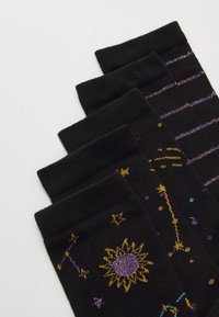 Even&Odd STAR ASTROLOGY 5 PACK - Strømper - black