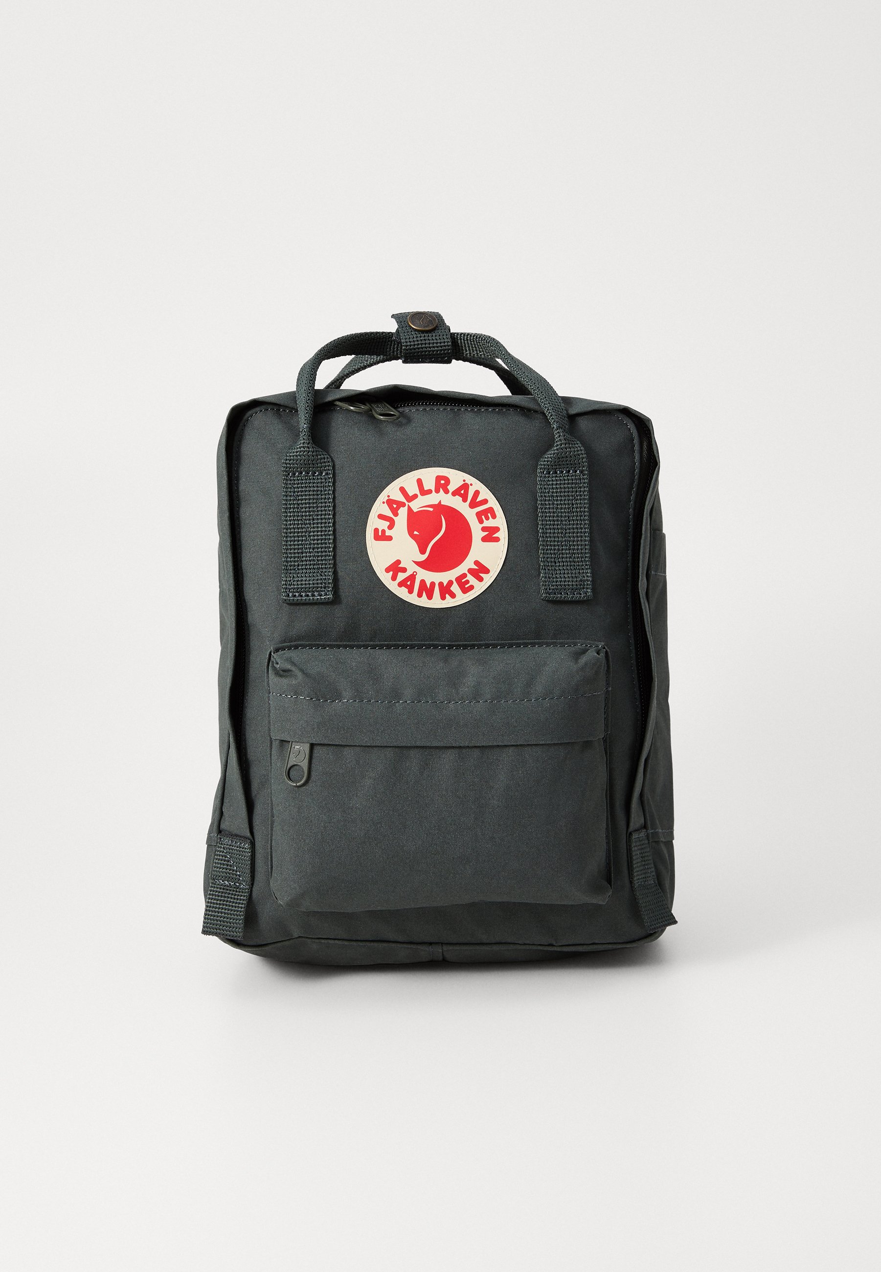 kanken mini backpack super grey FJALL RAVEN Kånken Water Resistant stored in an internal pocket Fjallraven Kanken Mini Backpack Graphite