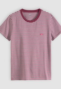 Print T-shirt - collegiate burgundy