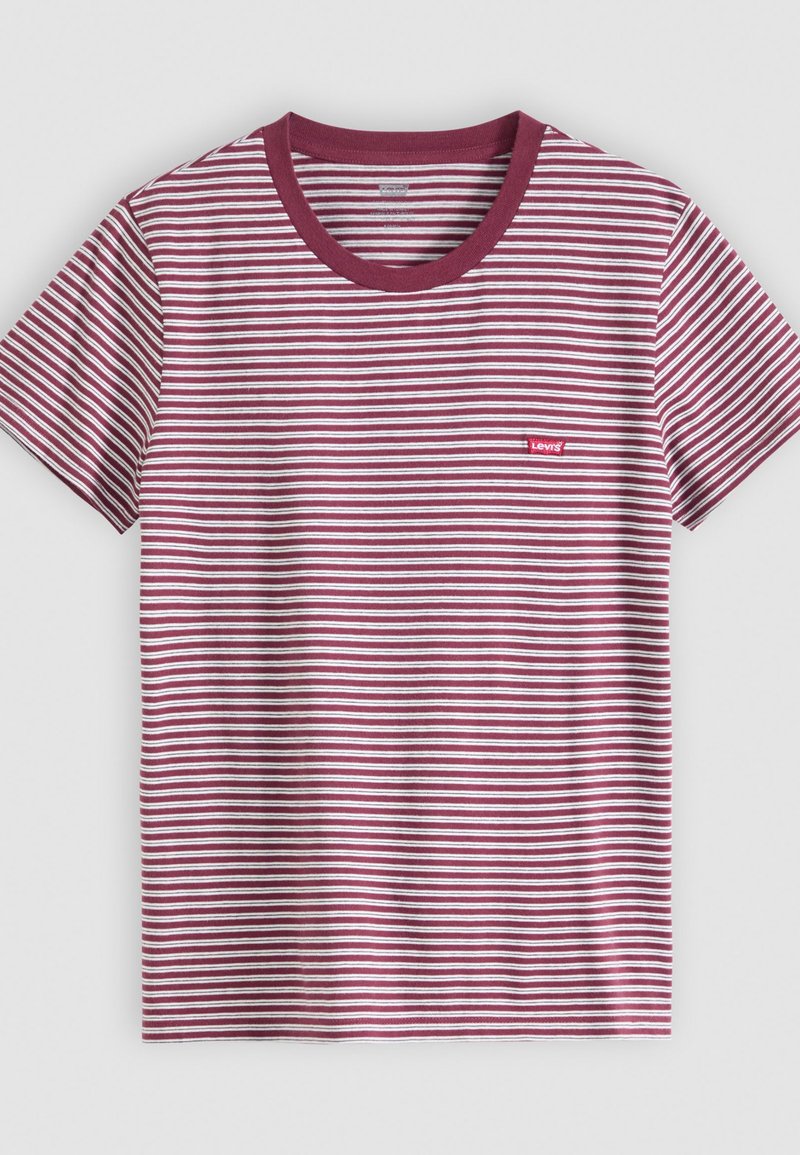 Levi’s® T-shirt basic donkerrood