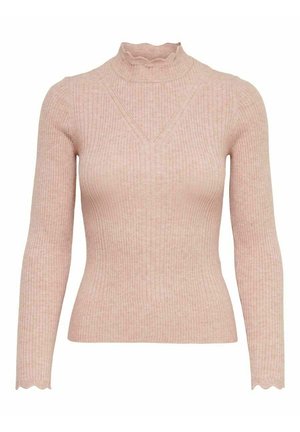Stickad tröja - light pink
