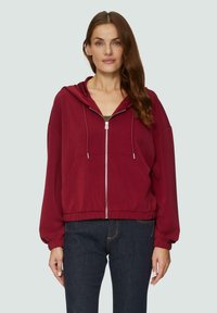 s.Oliver Sweater met rits - rubinrot