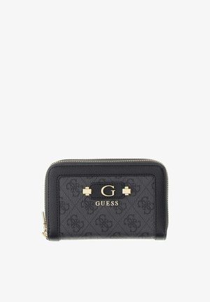 Guess, GUESS COMPAGNON LINDSEY MEDIUM COAL LOGO - Portefeuille - coal logo