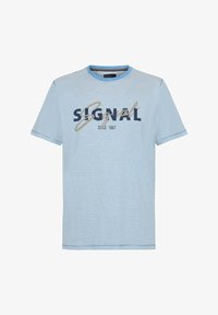 Signal LUKE STRIPE - T-shirts print - blue slip stream/blå - Zalando.dk
