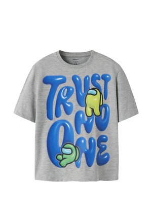 AMONG US - T-shirts print - grey melange