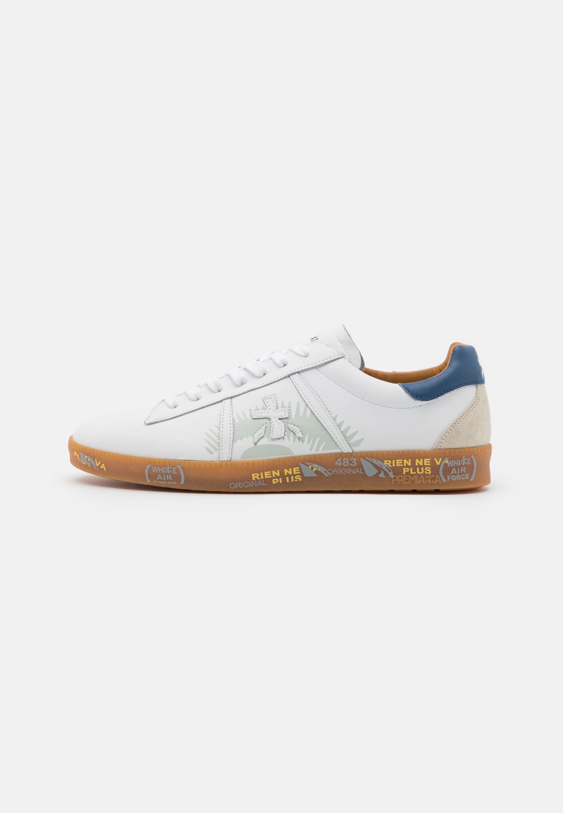 Premiata ANDY - Sneakers basse - white/navy/bianco - Zalando
