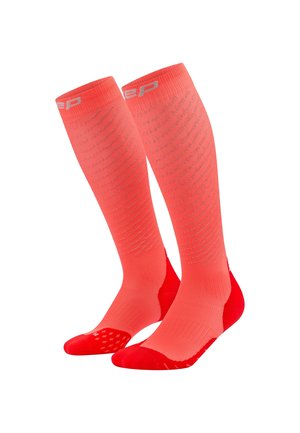 CEP, PRO RUN REFLECTIVE TALL 3.0 - Sports socks - neon coral