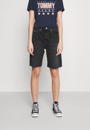 HARPER BERMUDA - Džinsa auduma šorti - black denim
