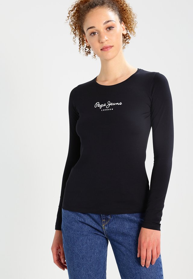 NEW VIRGINIA - Maglietta a manica lunga - black