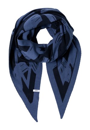 GEMUSTERTES DREIECK - Šála - blau