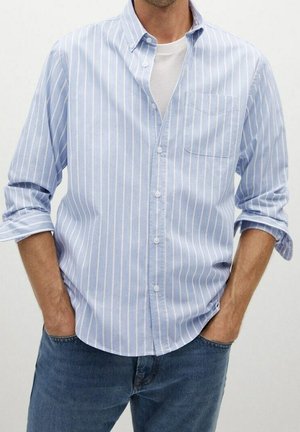 Hemd - mottled light blue