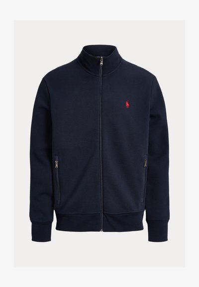 Polo Ralph Lauren DOUBLE KNIT TRACK JACKET - Φούτερ με φερμουάρ - aviator navy