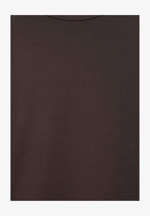 PULL&BEAR, SLIM FIT LONG SLEEVED T-SHIRT - T-SHIRT - Maglietta a manica lunga - brown