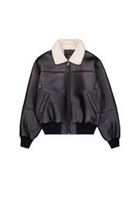 Veste en similicuir - black