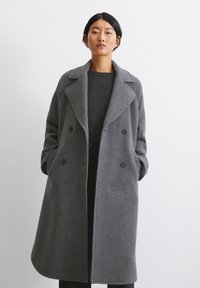Marc O'Polo RAGLAN SLEEVE - Klassischer Mantel - deep grey melange